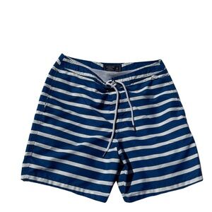 Abercrombie‎ & Fitch Men’s Swim Trunks Blue Stripe Size 32